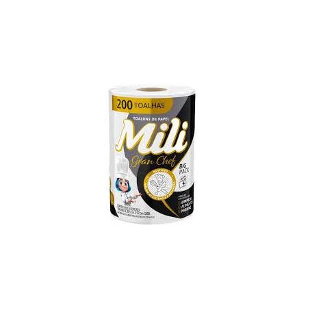 Toalhas de Papel Mili Gran Chef Pacote com 200un - 300gr