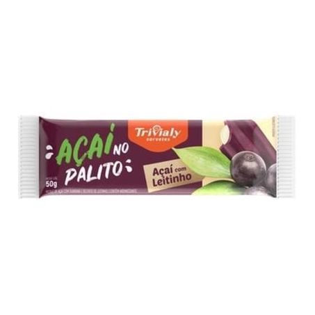 Picolé Trivialy Multpack Açaí e Ninho 400g