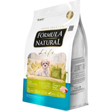 Ração Fórmula Natural Life para Cães Filhotes de Raças Pequenas Frango e Maça 2,5 Kg 360-2