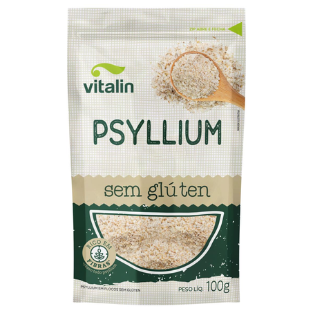 Psyllium Vitalin 100g - Sem Glúten