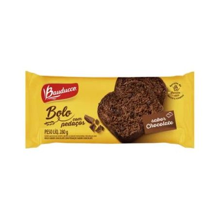 BAUDUCCO BOLO COM PEDACOS CHOCOLATE 280G