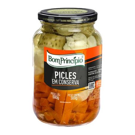 Conserva B.Principio Picles 300 G 00603