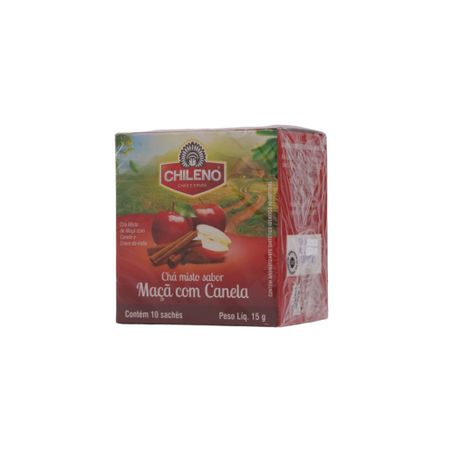 Chá Misto Chileno Maça com Canela Caixa com 10un - 15gr 360-4