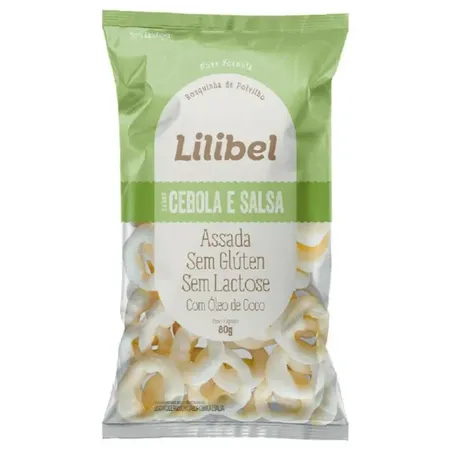 Rosquinha De Polvilho Lilibel 80g Cebola e Salsa