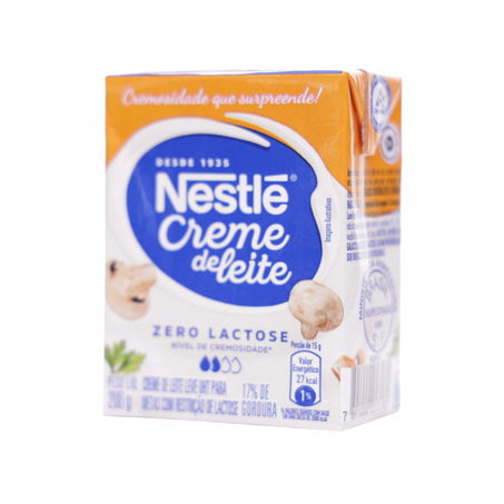 Creme De Leite Leve Zero Lactose Nestlé 200G 360-4