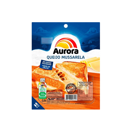 Queijo Mussarela Aurora Pedaço Kg