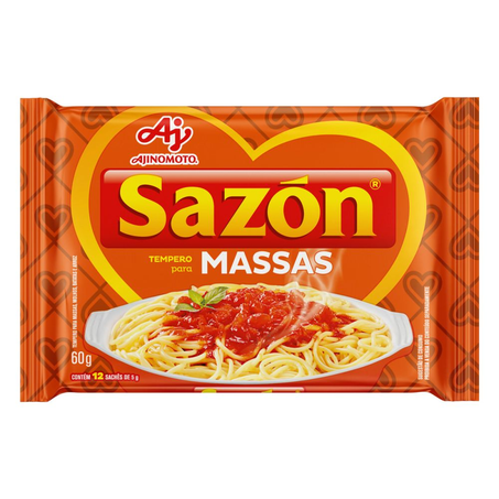 Tempero Sázon Laranja Massas 60G