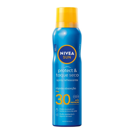 Protetor Solar Spray Protect  Toque Seco FPS 30 Nivea Sun 200ml