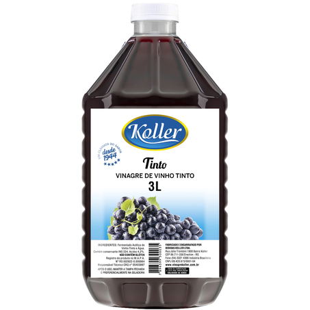 Vinagre koller 3l de vinho tinto