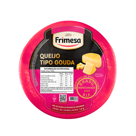 Queijo Gouda Frimesa Kg Gold Fat