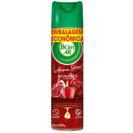 ODORIZANTE BOM AR AEROSOL ROMANCE 360ML