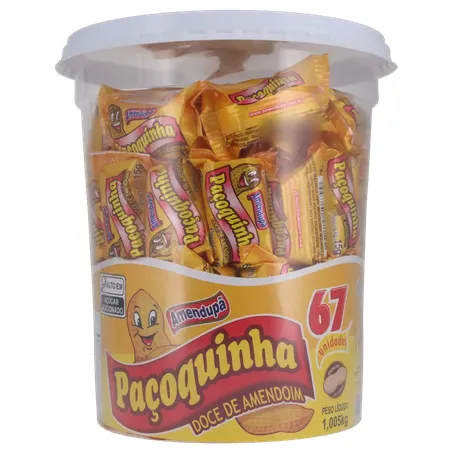 PACOCA AMENDUPA ROLHA EMBRULHADA POTE 1KG 360-20