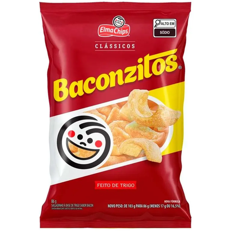 SALGADINHO BACONZITOS 86G