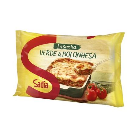 Lasanha Congelada Sadia Verde À Bolonhesa Embalagem 600G