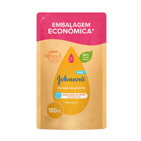 Sh Johnsons 180ml Baby Refil Tradicional