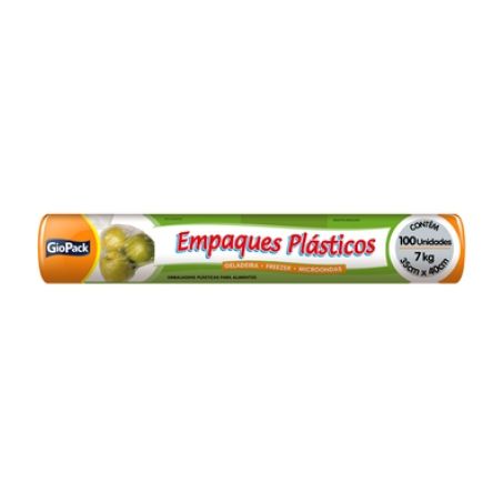 Sacos plásticos giopack 7kg c/ 50 und