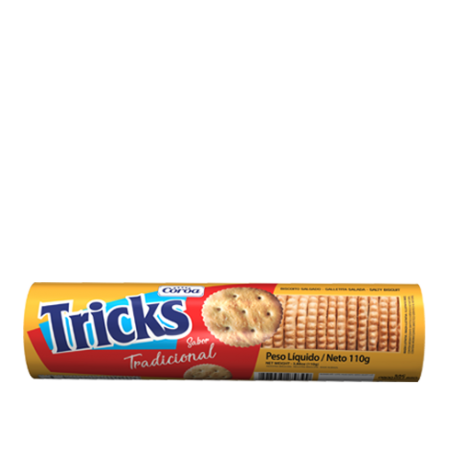 BISCOITO SALGADO TRICKS 110G TRADICINAL
