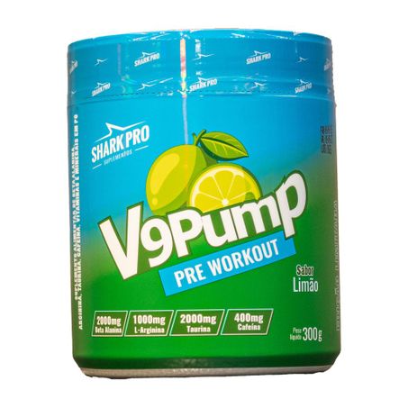 V9 PUMP PRE WORKOUT SABOR LIMÃO 300G