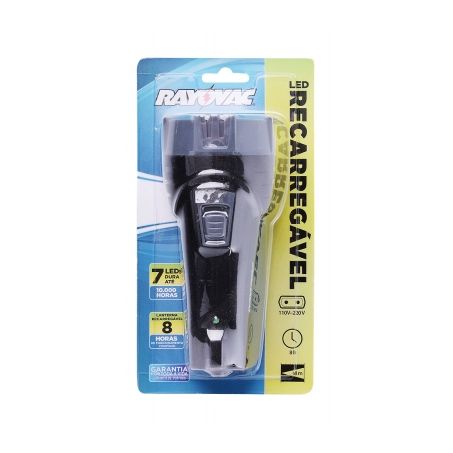 LANTERNA RAYOVAC RECARREG BIV 7 LED UN