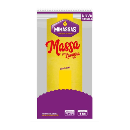MASSA LASANHA ROLO MI-MASSAS 1KG