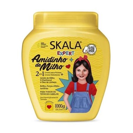 Creme de tratamento skala amidinho de milho kids 1000g