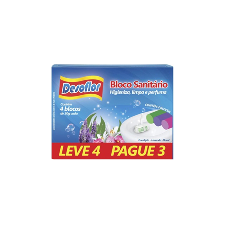 Refil Blocos Sanit Desoflor Promocao Lv4 Pg3