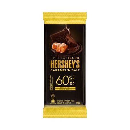 Barra hersheys 85g 60% cacau caramelo sa
