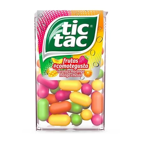 PASTILHA TIC TAC FRUTAS 14,5G
