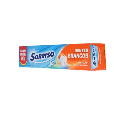 Creme Dental Sorriso Whitening Dentes Brancos Tamanho Família	 Caixa 180gr 360-5