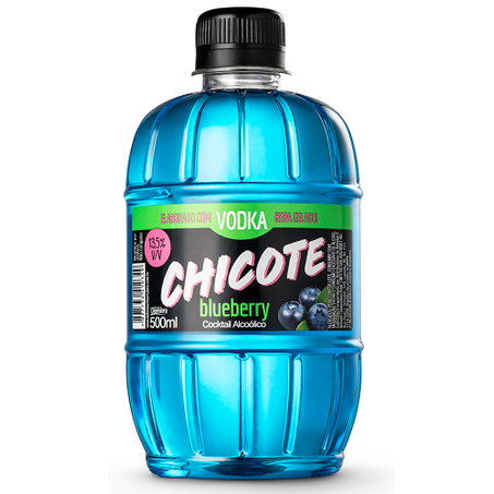 Cocktail chicote blueberry pet 500ml