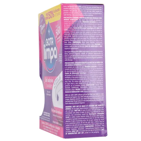 Gel adesivo sanitário gota limpa lavanda 41g 360-7