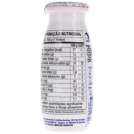 Leite Fermentado Parcialmente Desnatado de Morango Actimel 100G 360-21