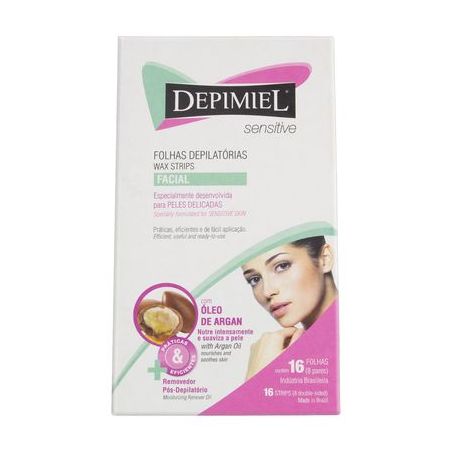 FOLHA DEPILATORIA FACIAL DEPIMIEL C/16
