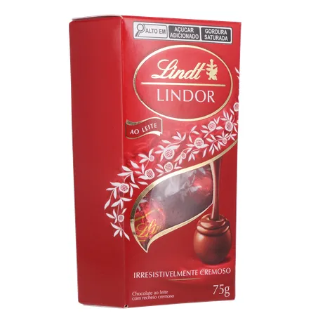BOMBOM LINDT LINDOR AO LEITE 75G 360-33