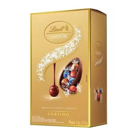 OVO DE PASCOA LINDT TRUFAS SORTIDAS 235G