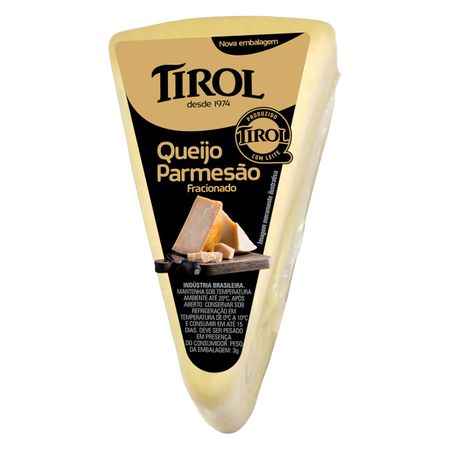 Queijo tirol parmesao cunha kg