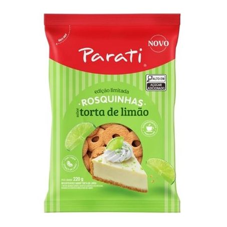 Biscoito Rosquinha Sabor Torta de Limão Parati 220g