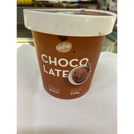 SORVETE CREAM 500ML CHOC