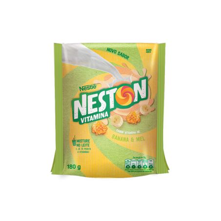 Bebida Em Pó Nestlé Neston Vitamina Banana e Mel Sachê 180g 
 
