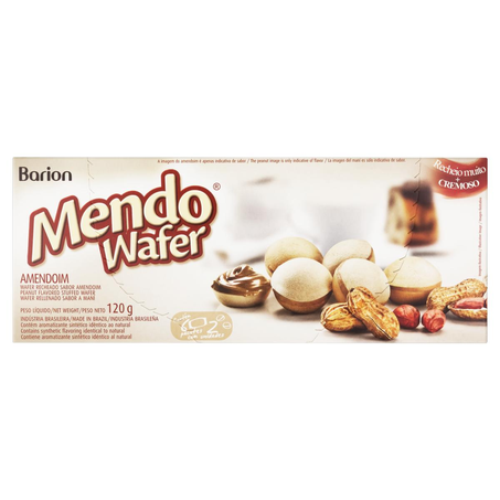 Mendo Wafer Barion 120g - Amendoim