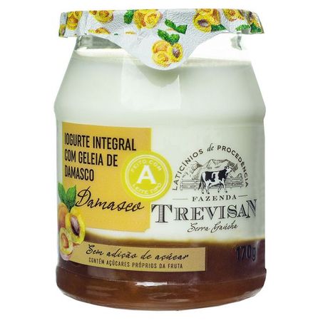 Iogurte trevisan int geleia damasco 170g