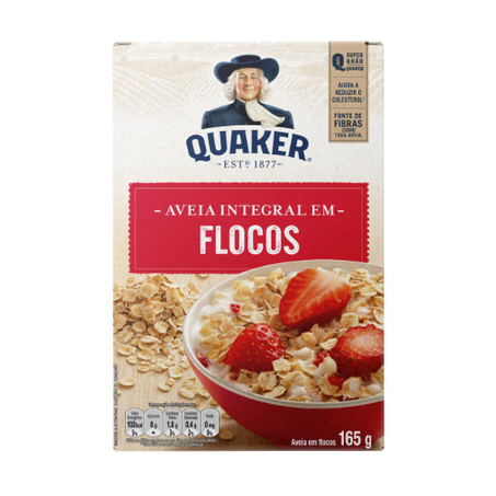 AVEIA EM FLOCOS QUAKER 165G