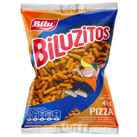 Salgadinho bilu biluzitos 51g pizza