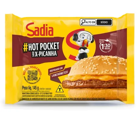 Hot Pocket Sadia X Picanha 145g