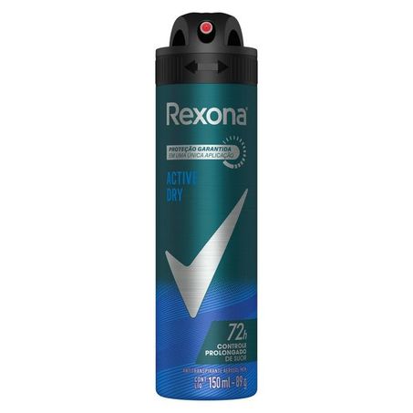 Desodorante rexona men active active dry 150ml