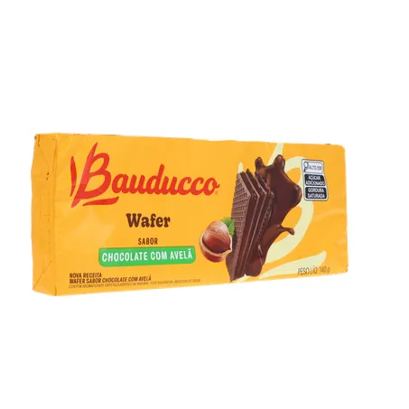 Biscoito Wafer Bauducco Chocolate Avelã 140g 360-32