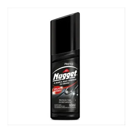 Polidor de Sapatos Nugget Preto Frasco 60ml