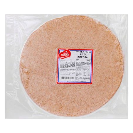 Massa para pizza integral nossa massa 180g