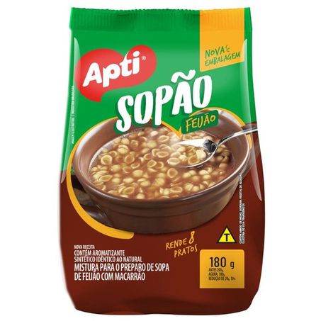 Sopão apti 180g feijão com macarrão