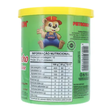 Balas Funcho Erva Doce Pietrobon Pote 200gr 360-23